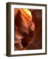 Antelope Canyon, a Slot Canyon, Upper Canyon, Page, Utah, USA-Thorsten Milse-Framed Photographic Print