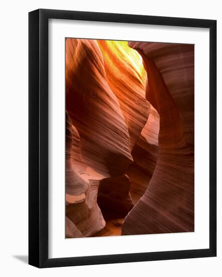 Antelope Canyon, a Slot Canyon, Upper Canyon, Page, Utah, USA-Thorsten Milse-Framed Photographic Print