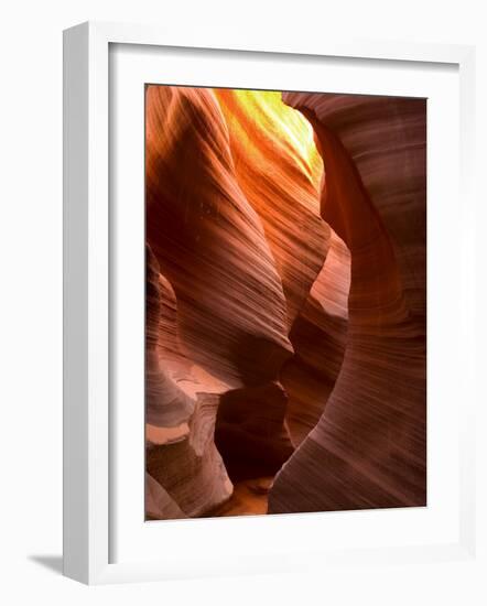 Antelope Canyon, a Slot Canyon, Upper Canyon, Page, Utah, USA-Thorsten Milse-Framed Photographic Print