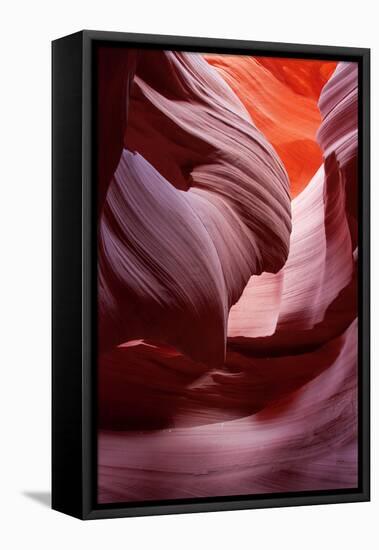 Antelope Canyon Abstract, Page Arizona Navajo-Vincent James-Framed Stretched Canvas