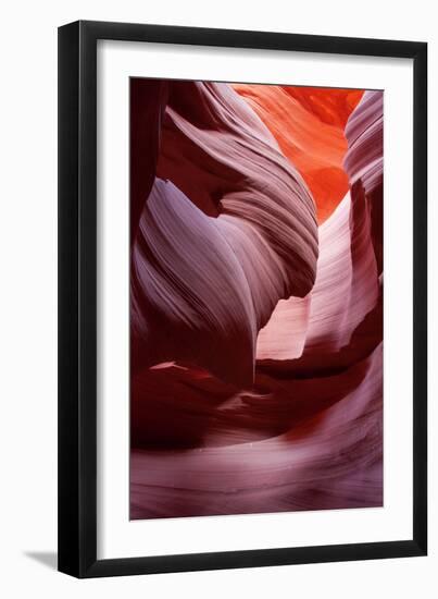 Antelope Canyon Abstract, Page Arizona Navajo-Vincent James-Framed Photographic Print