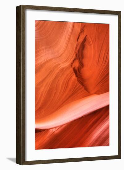 Antelope Canyon Abstract - Simple Layers-Vincent James-Framed Photographic Print