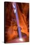 Antelope Canyon Arizona Light Beams on Navajo Land near Page-holbox-Stretched Canvas