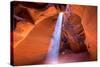 Antelope Canyon Arizona Light Beams on Navajo Land near Page-holbox-Stretched Canvas