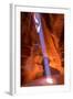 Antelope Canyon Arizona Light Beams on Navajo Land near Page-holbox-Framed Photographic Print