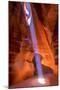 Antelope Canyon Arizona Light Beams on Navajo Land near Page-holbox-Mounted Photographic Print