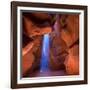 Antelope Canyon Arizona Light Beams on Navajo Land near Page-holbox-Framed Photographic Print