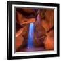 Antelope Canyon Arizona Light Beams on Navajo Land near Page-holbox-Framed Photographic Print