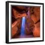 Antelope Canyon Arizona Light Beams on Navajo Land near Page-holbox-Framed Photographic Print