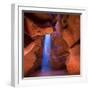 Antelope Canyon Arizona Light Beams on Navajo Land near Page-holbox-Framed Photographic Print