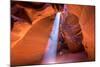 Antelope Canyon Arizona Light Beams on Navajo Land near Page-holbox-Mounted Photographic Print