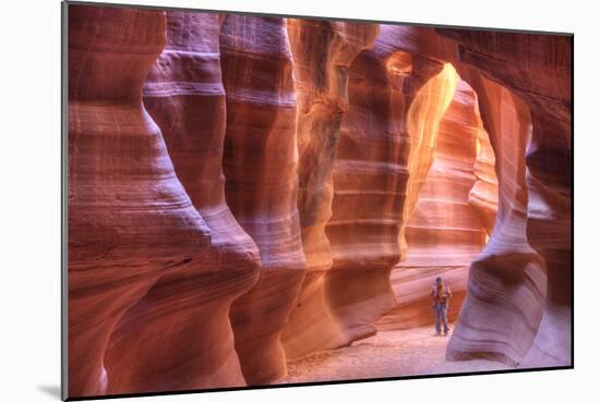 Antelope Canyon, Navajo Tribal Park, Arizona, USA-Charles Gurche-Mounted Photographic Print