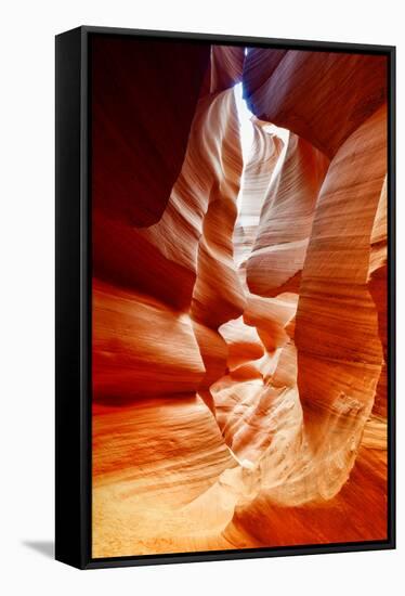 Antelope Canyon - Page - Arizona - United States-Philippe Hugonnard-Framed Stretched Canvas