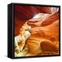 Antelope Canyon - Page - Arizona - United States-Philippe Hugonnard-Framed Stretched Canvas
