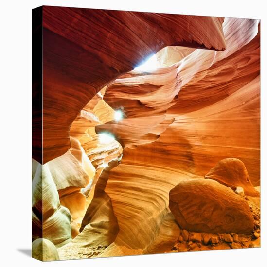 Antelope Canyon - Page - Arizona - United States-Philippe Hugonnard-Stretched Canvas