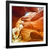 Antelope Canyon - Page - Arizona - United States-Philippe Hugonnard-Framed Photographic Print