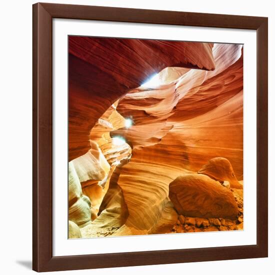 Antelope Canyon - Page - Arizona - United States-Philippe Hugonnard-Framed Photographic Print