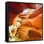 Antelope Canyon - Page - Arizona - United States-Philippe Hugonnard-Framed Stretched Canvas