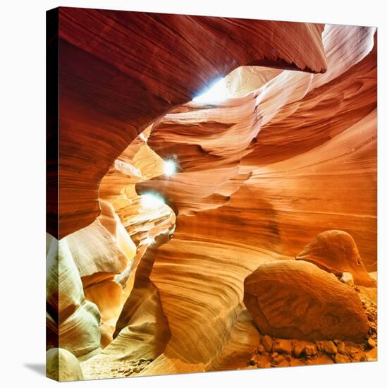 Antelope Canyon - Page - Arizona - United States-Philippe Hugonnard-Stretched Canvas