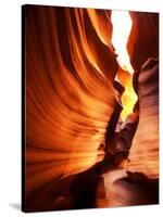 Antelope Canyon Silhouettes in Page, Arizona, USA-Bill Bachmann-Stretched Canvas