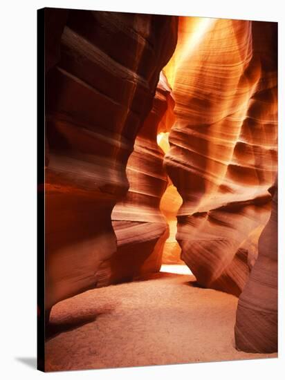 Antelope Canyon Silhouettes in Page, Arizona, USA-Bill Bachmann-Stretched Canvas