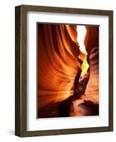 Antelope Canyon Silhouettes in Page, Arizona, USA-Bill Bachmann-Framed Photographic Print