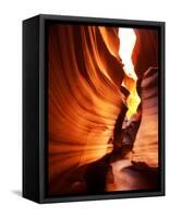 Antelope Canyon Silhouettes in Page, Arizona, USA-Bill Bachmann-Framed Stretched Canvas