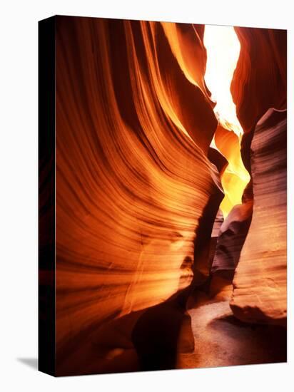 Antelope Canyon Silhouettes in Page, Arizona, USA-Bill Bachmann-Stretched Canvas