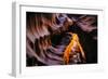 Antelope Canyon Swirl, Abstract, Southwest US, Page, Arizona, Navajo-Vincent James-Framed Photographic Print