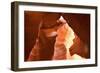 Antelope Canyon Swirling Navajo Sandstone-null-Framed Photographic Print