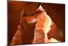 Antelope Canyon Swirling Navajo Sandstone-null-Mounted Photographic Print