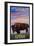 Antelope Island State Park, Utah - Bison and Sunset-Lantern Press-Framed Art Print