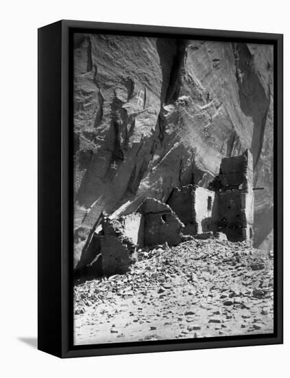 Antelope Ruin - Canon del Muerto-Edward S. Curtis-Framed Stretched Canvas