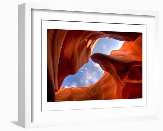 Antelope Slot Canyon Arizona-null-Framed Art Print