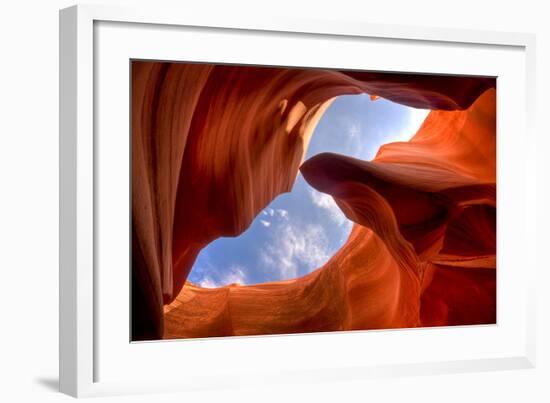 Antelope Slot Canyon Arizona-null-Framed Art Print