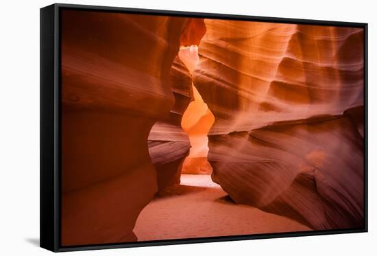 Antelope Slot Canyon in Arizona-Paul Brady-Framed Stretched Canvas