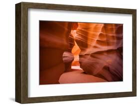 Antelope Slot Canyon in Arizona-Paul Brady-Framed Photographic Print