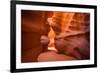 Antelope Slot Canyon in Arizona-Paul Brady-Framed Photographic Print