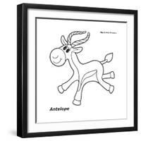 Antelope-Olga And Alexey Drozdov-Framed Giclee Print