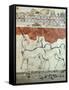 Antelopes, Akrotiri Fresco, Thera-null-Framed Stretched Canvas