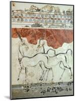 Antelopes, Akrotiri Fresco, Thera-null-Mounted Giclee Print