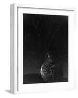 Antenna Bouncing First Message Off Echo I Satellite-Grey Villet-Framed Photographic Print