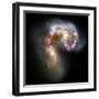 Antennae Galaxies, HST Image-null-Framed Premium Photographic Print