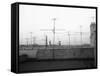 Antennas on New York Rooftops-null-Framed Stretched Canvas