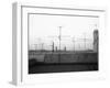 Antennas on New York Rooftops-null-Framed Premium Photographic Print