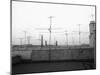 Antennas on New York Rooftops-null-Mounted Premium Photographic Print