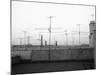 Antennas on New York Rooftops-null-Mounted Photographic Print