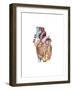 Anterior View of the Human Heart-null-Framed Art Print