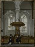 Interior of the Laurenskerk at Rotterdam, 1662-Anthonie de Lorme-Framed Giclee Print