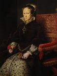 Portrait of Mary Tudor, Queen of England-Anthonis Mor-Framed Giclee Print